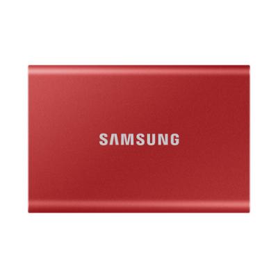 Disco Externo SSD Samsung Portable T7 1TB/ USB 3.2/ Rojo