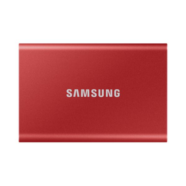 Disco Externo SSD Samsung Portable T7 1TB/ USB 3.2/ Rojo