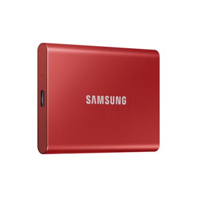 Disco Externo SSD Samsung Portable T7 1TB/ USB 3.2/ Rojo