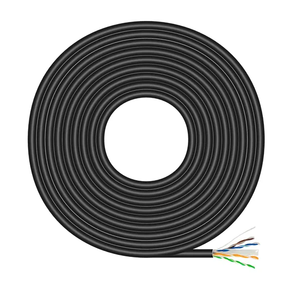 Bobina de Cable RJ45 para Exteriores UTP AWG23 Aisens A135-0675 Cat.6/ 100m/ Impermeable/ Negro