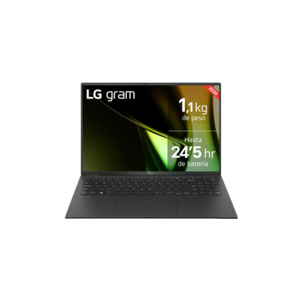 Portátil LG Gram 16ZD90S-G.AX75B Intel Core Ultra 7-155H/ 16GB/ 512GB SSD/ 16'/ Sin Sistema Operativo