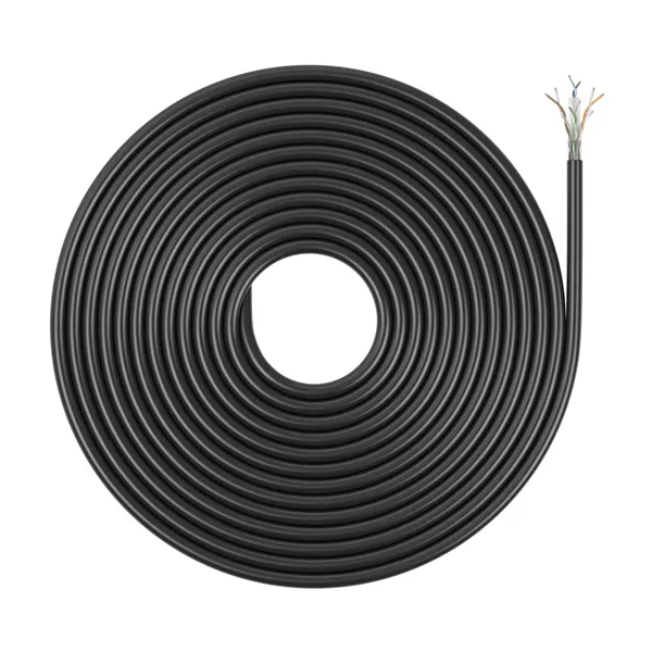 Bobina de Cable RJ45 para Exteriores UTP AWG23 Aisens A135-0751 Cat.6/ 305m/ Impermeable/ Negro