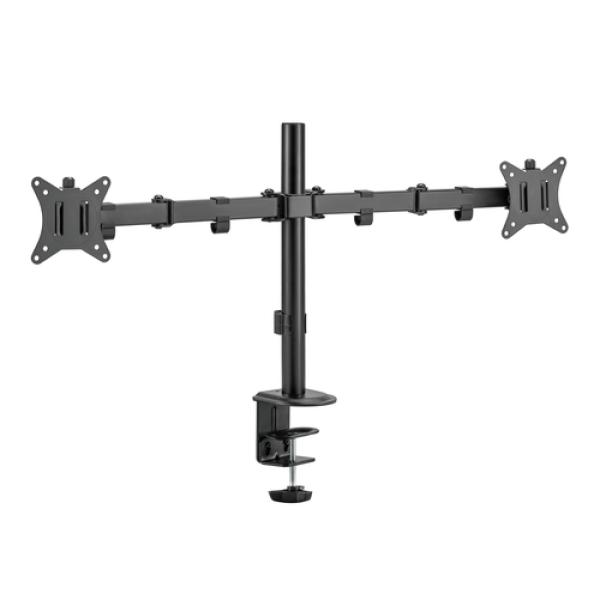 Iggual spm02 soporte pinza 2 monitores 17"-32"