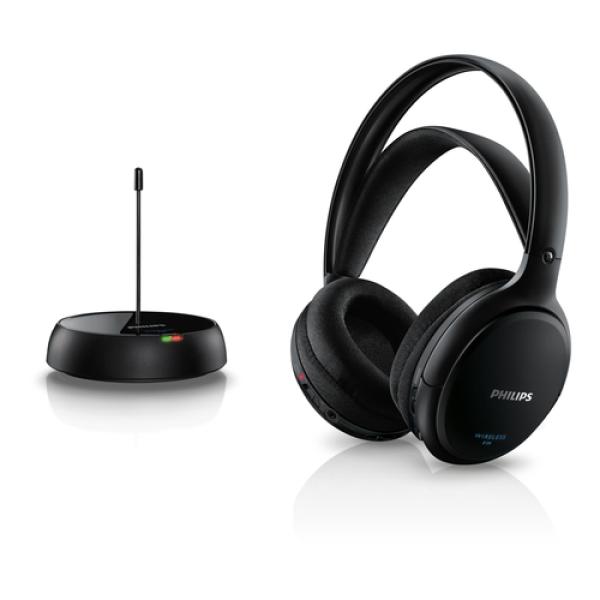 Auriculares Inalámbricos Philips SHC5200/ Radiofrecuencia/ Negros