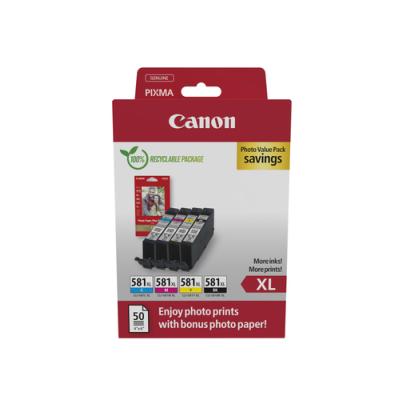 Cartucho de Tinta Original Canon CLI-581 XL Multipack Alta