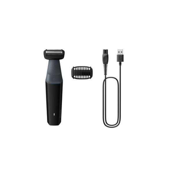 Afeitadora Philips Bodygroom Series 3000 BG3017/ con Batería/ 1 Accesorio