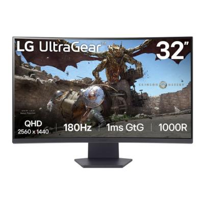 Monitor Gaming Curvo LG UltraGear 32GS60QC-B 31.5'/ QHD/ 1ms/