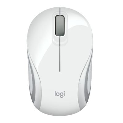 Ratón Mini Inalámbrico Logitech M187/ Hasta 1000 DPI/ Blanco