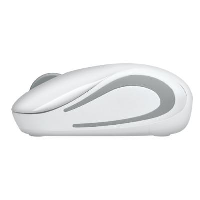 Ratón Mini Inalámbrico Logitech M187/ Hasta 1000 DPI/ Blanco