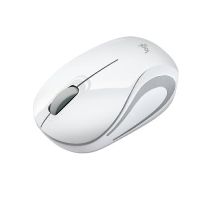 Ratón Mini Inalámbrico Logitech M187/ Hasta 1000 DPI/ Blanco