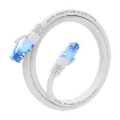 Cable de Red RJ45 AWG26 CCA UTP Aisens A135-0819 Cat.6/ 1m/