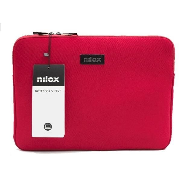 Nilox sleeve portatil 15.6" roja