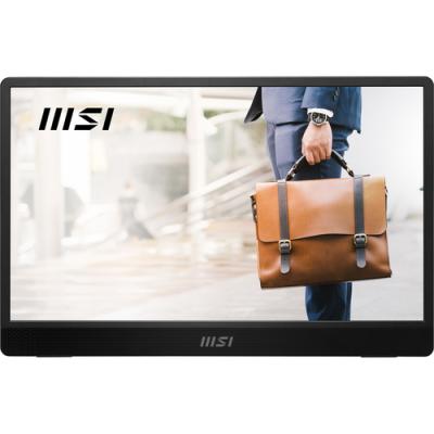 MSI Pro MP161 E2 Monitor portátil Negro 39,6 cm (15.6") LED