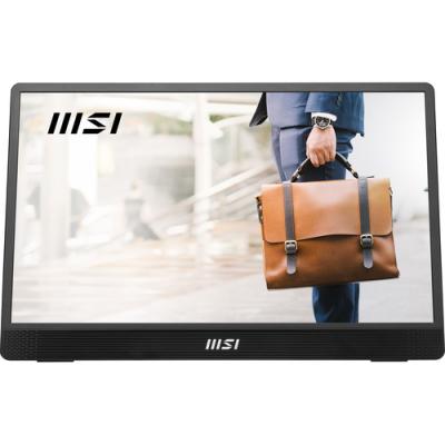 MSI Pro MP161 E2 Monitor portátil Negro 39,6 cm (15.6") LED