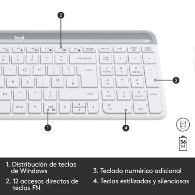 Logitech MK470 teclado Ratón incluido Oficina RF inalámbrico