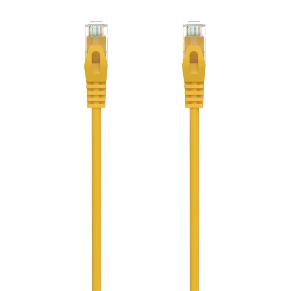 Cable de Red RJ45 AWG24 UTP Aisens A145-0563 Cat.6A/ LSZH/ 25cm/ Amarillo