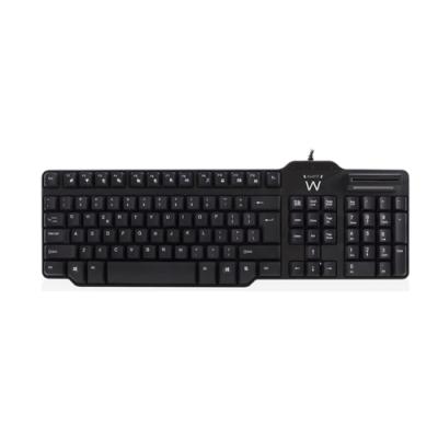 Ewent EW3252 teclado Hogar USB QWERTY Español Negro