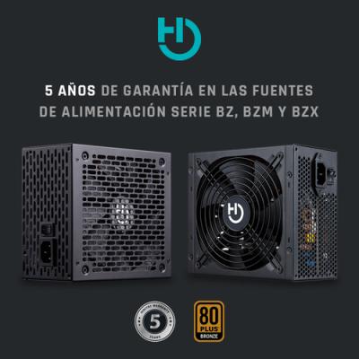 Hiditec BZ-550W 80Plus Bronze unidad de fuente de alimentación