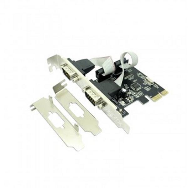 Approx! apppcie2s tarj. cont. 2 serie pci-e lp&hp