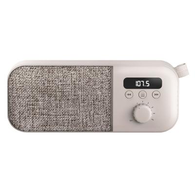 Energy sistem fabric box fm radio 3w 1200mah crema