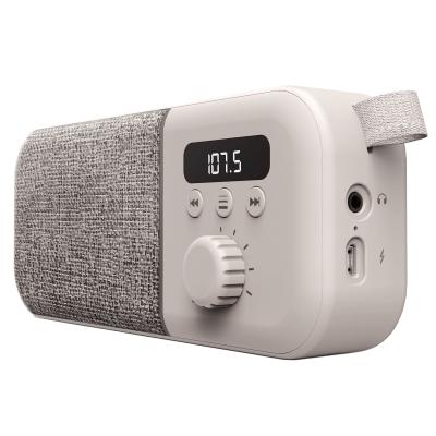 Energy sistem fabric box fm radio 3w 1200mah crema