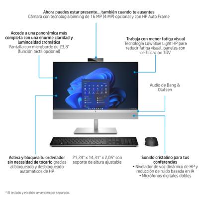 HP EliteOne 840 G9 Intel® Core™ i5 i5-13500 60,5 cm (23.8")