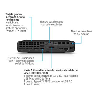 HP Elite Mini 800 G9 Intel® Core™ i7 i7-13700 16 GB DDR5-SDRAM