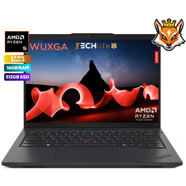 Lenovo ThinkPad L14 G5 - AMD Ryzen 5-7535u 16GB 512GB Radeon 660M 14" W11Pro