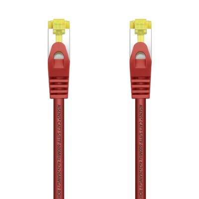 Cable de Red RJ45 SFTP Aisens A146-0469 Cat.7/ 50cm/ Rojo