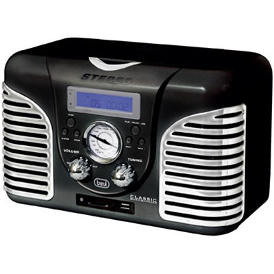 Trevi TT 1060 CD Digital 15 W AM, FM Negro Reproducción MP3