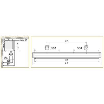 Da-Lite Hapro Manual 200x200 Datalux M pantalla de proyección