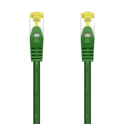 Cable de Red RJ45 SFTP Aisens A146-0480 Cat.7/ 25cm/ Verde