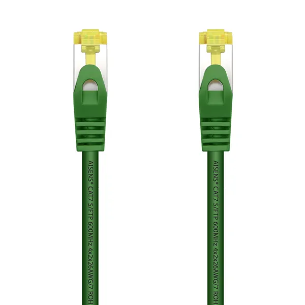 Cable de Red RJ45 SFTP Aisens A146-0480 Cat.7/ 25cm/ Verde