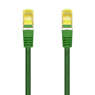 Cable de Red RJ45 SFTP Aisens A146-0480 Cat.7/ 25cm/ Verde