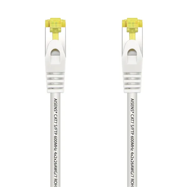 Cable de Red RJ45 SFTP Aisens A146-0490 Cat.7/ 1m/ Blanco