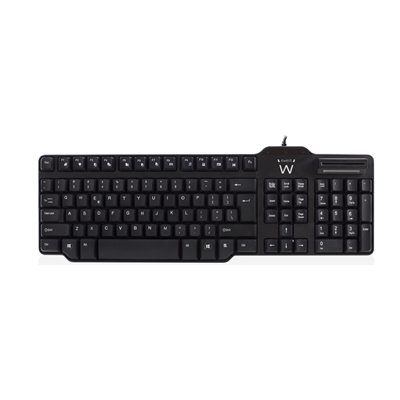 Ewent EW3252 teclado Hogar USB QWERTY Español Negro