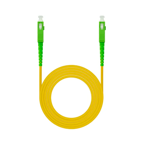 Cable de Fibra Óptica G657A2 Nanocable 10.20.0010/ LSZH/ 10m/ Amarillo