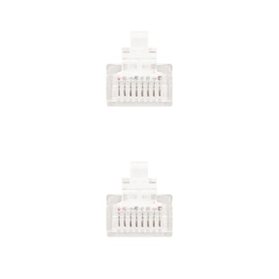 Cable de Red RJ45 UTP Nanocable 10.20.0101-W Cat.5e/ 1m/ Blanco