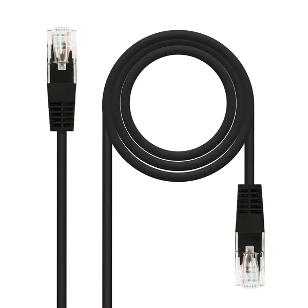 Cable de Red RJ45 UTP Nanocable 10.20.0110-BK Cat.5e/ 10m/ Negro