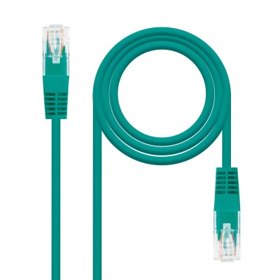 Cable de Red RJ45 UTP Nanocable 10.20.0400-L25-GR Cat.6/ 25cm/