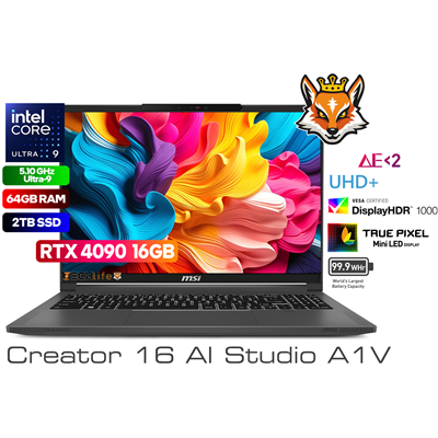 MSI Creator 16 AI Studio A1VIG-086ES - Intel Core Ultra 9-185H