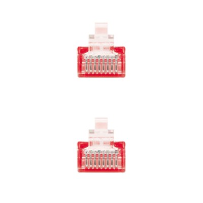 Cable de Red RJ45 UTP Nanocable 10.20.0400-L25-R Cat.6/ 25cm/