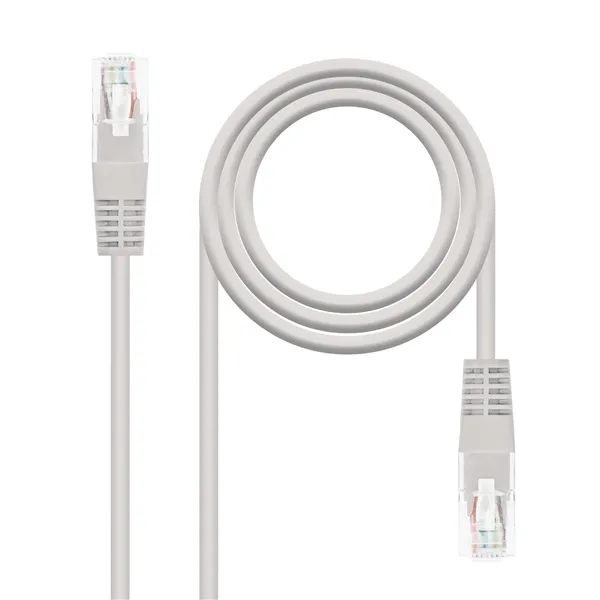 Cable de Red RJ45 UTP Nanocable 10.20.1300 Cat.6/ 50cm/ Gris