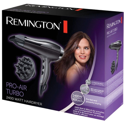 Secador Remington Pro-Air Turbo/ 2400W/ Negro