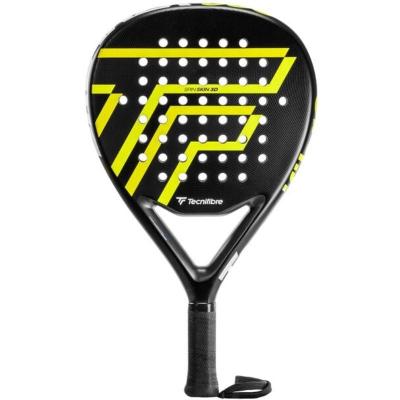 Pala de Pádel Tecnifibre Wall Breaker 360/ Amarilla y Negra