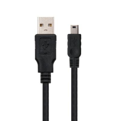 Nanocable cable usb 2.0, a/m-mini b/m, negro, 0.5m