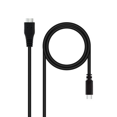 Nanocable cable usb 3.0, usb-c/m-micro b/m 1 m