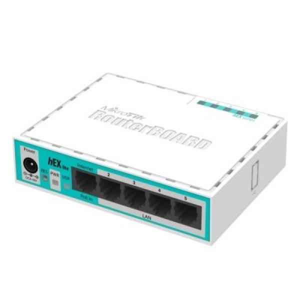 Mikrotik rb750r2 hex lite router 5x10/100 l4