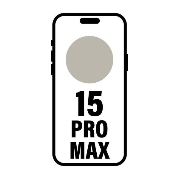 Smartphone Apple iPhone 15 Pro Max 256GB/ 6.7'/ 5G/ Titanio natural