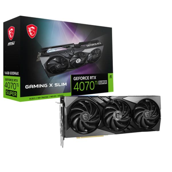 Msi vga nvidia rtx 4070 ti super 16g gaming x slim